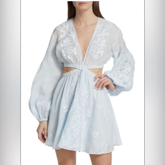 A.L.C. Irene Embroidered Mini Dress NWOT - Picture 4 of 6